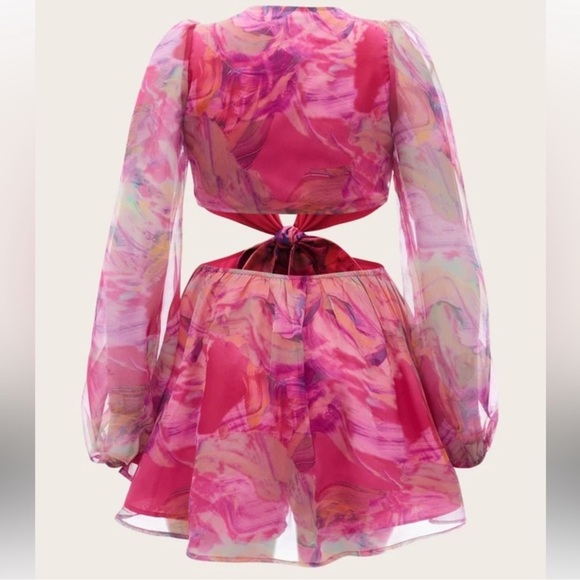 SHEIN | Pink Marble Swirl Matching Set - Picture 2 of 7